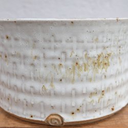 Keramik Krukke Cylinder Hvid