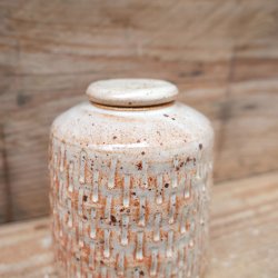 Keramik Lgkrukke Creme/Orange