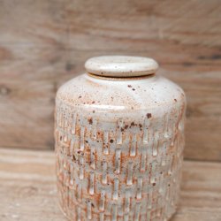 Keramik Lgkrukke Creme/Orange