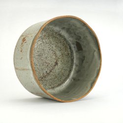 Keramik Krukke Cylinder Bl/Gr Lbeglasur