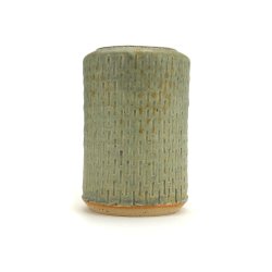 Vase Grn/Bl m. Mnster