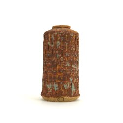 Vase Rust Bl/Gr