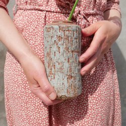 Vase Gr/Bl &amp; Rust