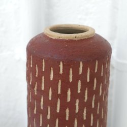 Vase m. Rdlersbegitning