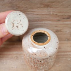 Keramik Lgkrukke Creme/Orange