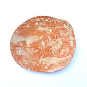 Rustfarvet lille Sidetallerken