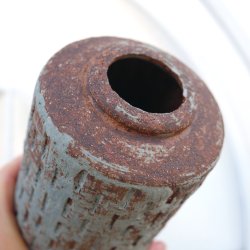 Vase Gr/Bl &amp; Rust