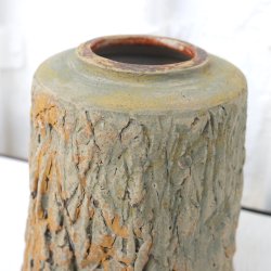 Keramik Vase Grn Rustik